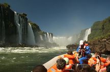 Helicopter Flight +Iguaçú Waterfalls+Bird Park+Boat Trip