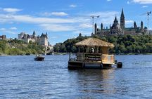 Lilo Floating Tiki Bar on the Ottawa River