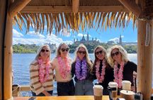 Lilo Floating Tiki Bar on the Ottawa River