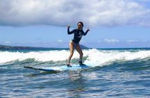 Beginner Group Surf Lesson on Maui South Shore