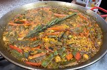 Paella cooking class - Local Market tour, Tapas & Wine