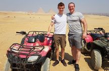 Giza pyramids and quad ATV bike one hour around Sahara desert in Giza
