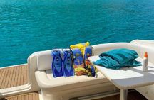 Private VIP Yacht 34" Excursion - Explore/Swim/Snorkel - Full day