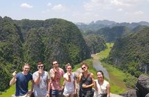 Private Day Tour to Hoa Lu Hang Mua Hiking and Tam Coc Biking