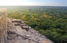 Extreme Adventure in Cobá (ATVs + Zip Lines + Cenote + Buffet)