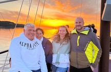 Dolphin Watching & Sunset Boat Tour With Dinner and Drinks 
