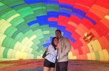 Balloon flight experience to Teotihuacan Pyramids