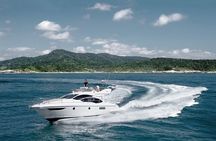 Santorini Caldera: Private Flybridge Yacht Experience