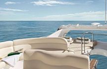 Santorini Caldera: Private Flybridge Yacht Experience