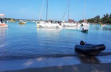 Catamaran, BBQ, Ile Gabriel , Ile Plate ,Coin de Mire 