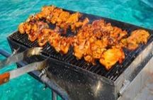 Catamaran, BBQ, Ile Gabriel , Ile Plate ,Coin de Mire 