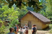Natural day in an indigenous village