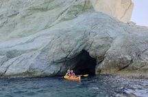 Santorini Sea Kayak - South Discovery, Small Group incl. Sea Caves and picnic