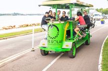 Halifax waterfront SOLAR Party Bike food & drink experience!