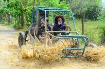 Fun extreme buggy tour on the roads of Macao and visit the cave with transport
