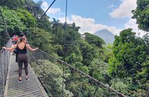 Arenal volcano- rainforest - Hanging bridges-waterfall-hotsprings