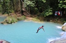 Full-Day Tour of Blue Hole and Dunn's River Falls with Pick Up