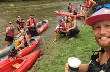 Easy Canoe Mission to the Sazava River from Prague Day Trip