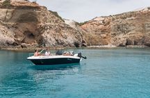  Private ELDORIS Boat Rental in Milos Agia Kiriaki GREECE 