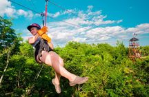 Zipline Adventure and Beach Time in Cozumel