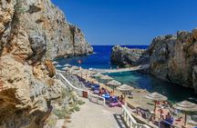 From Chania private trip to Spili-Kourtaliotiko-Kalypso beach 