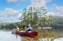 Canoeing trip to Reindeer Farm and Husky Park visit