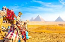 Full Day Tour to Giza Pyramids, Sphinx, Egyptian Museum, Khan el-Khalili Bazaar
