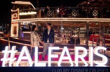 Dubai Canal Dinner Cruise with La Perle Show Tickets Combo