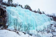 Hike to Frozen Waterfalls of Korouoma Including BBQ Lunch from Rovaniemi