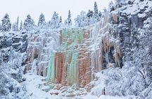 Hike to Frozen Waterfalls of Korouoma Including BBQ Lunch from Rovaniemi