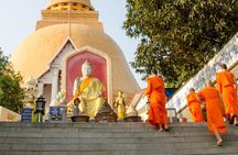 Maeklong Railway and Floating Markets with Great Pagoda Temple