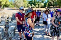 Private local tour of the archaeological site and museum of Olympia