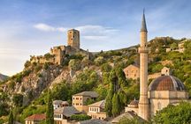 Transfer Mostar to Dubrovnik with Kravice Waterfalls, Blagaj and Počitelj tour