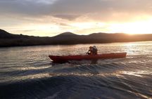 3 Hours of Route during Sunset in Kayak by Lake Titicaca