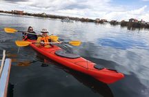 3 Hours of Route during Sunset in Kayak by Lake Titicaca