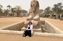 Private Tour Sakkara Step Pyramid Alabaster sphinx Memphis City