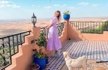 Paragliding and Camel tour in Agafay from Marrakech