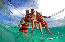 Live Cancun from our Transparent Boat