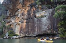 Cowan Creek Lunch paddle with Aboriginal rock art