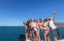Private Full Day Catamaran Cruise from Paros with Lunch