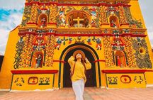 Iconic Yellow Church + Mayan Market + Small Town: Cultural Tour