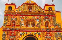 Iconic Yellow Church + Mayan Market + Small Town: Cultural Tour