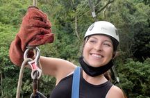 Zipline tour on the central valley of Costa Rica
