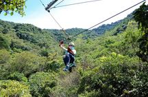 Zipline tour on the central valley of Costa Rica