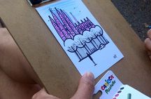 Create your Own Postcard with Barcelona View