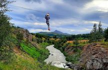 Zipline Adventure Through Glerárgil River Canyon in Akureyri Town