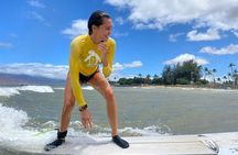 Group Surf Lesson at Kalama Beach in Kihei