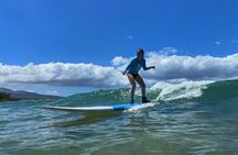 Group Surf Lesson at Kalama Beach in Kihei