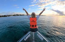 Live Cancun from our Transparent Boat