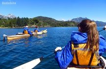 Kayak paddling adventure around Bariloche